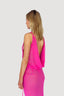 Maxi Mesh Dress Magenta